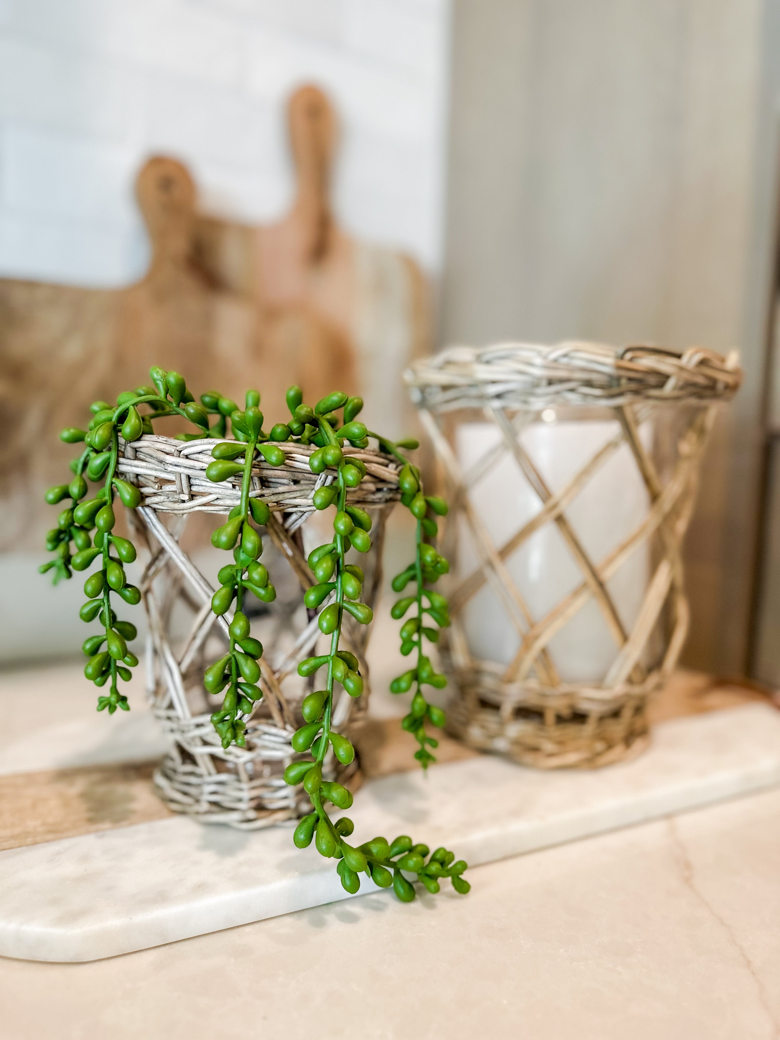 Willlow Wrapped Jar