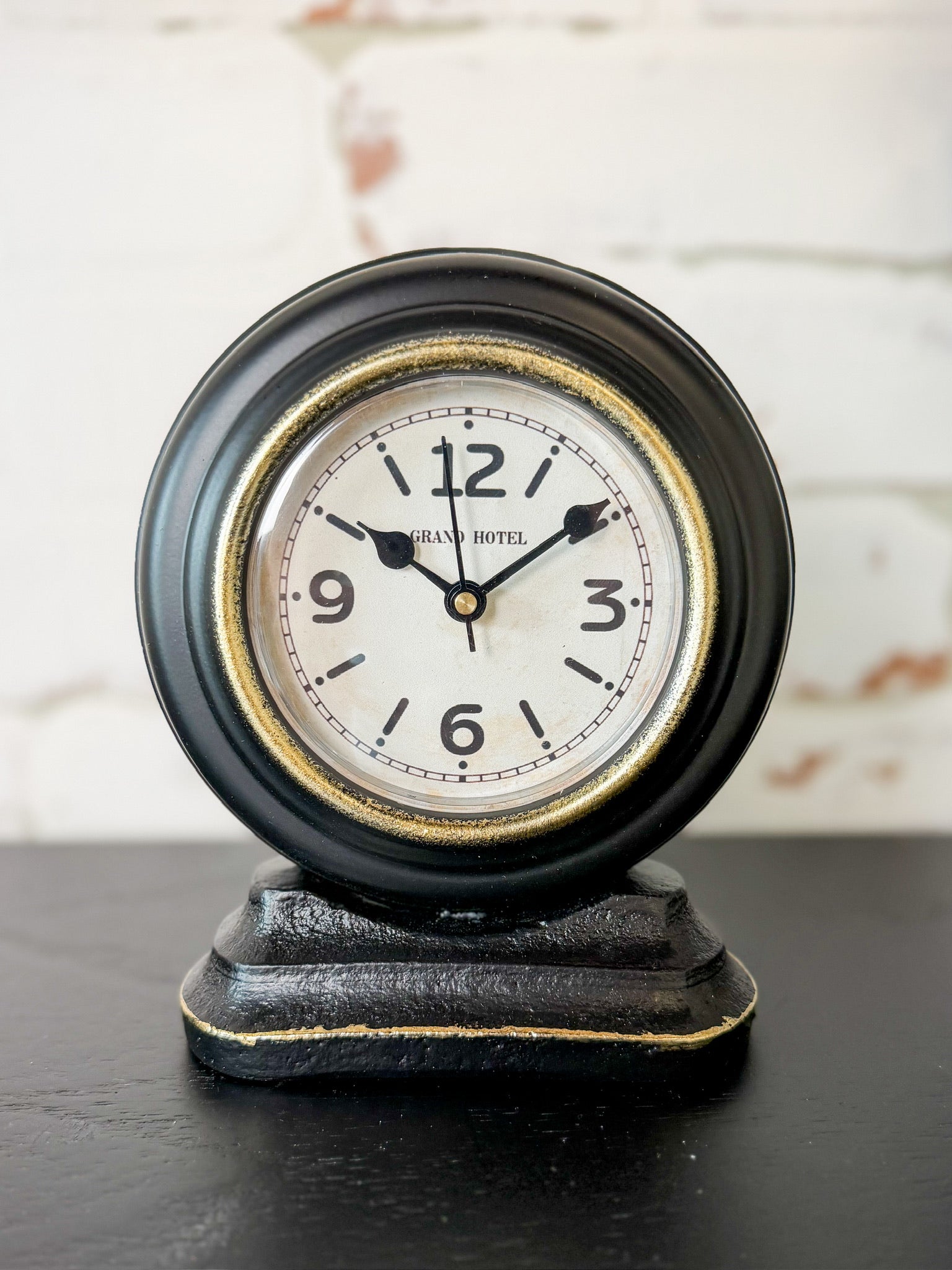 5" Grand Hotel Table Clock