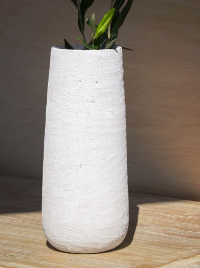 White Chalk Vase