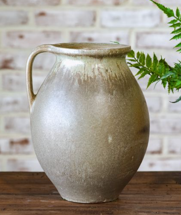 Green Handle Vase