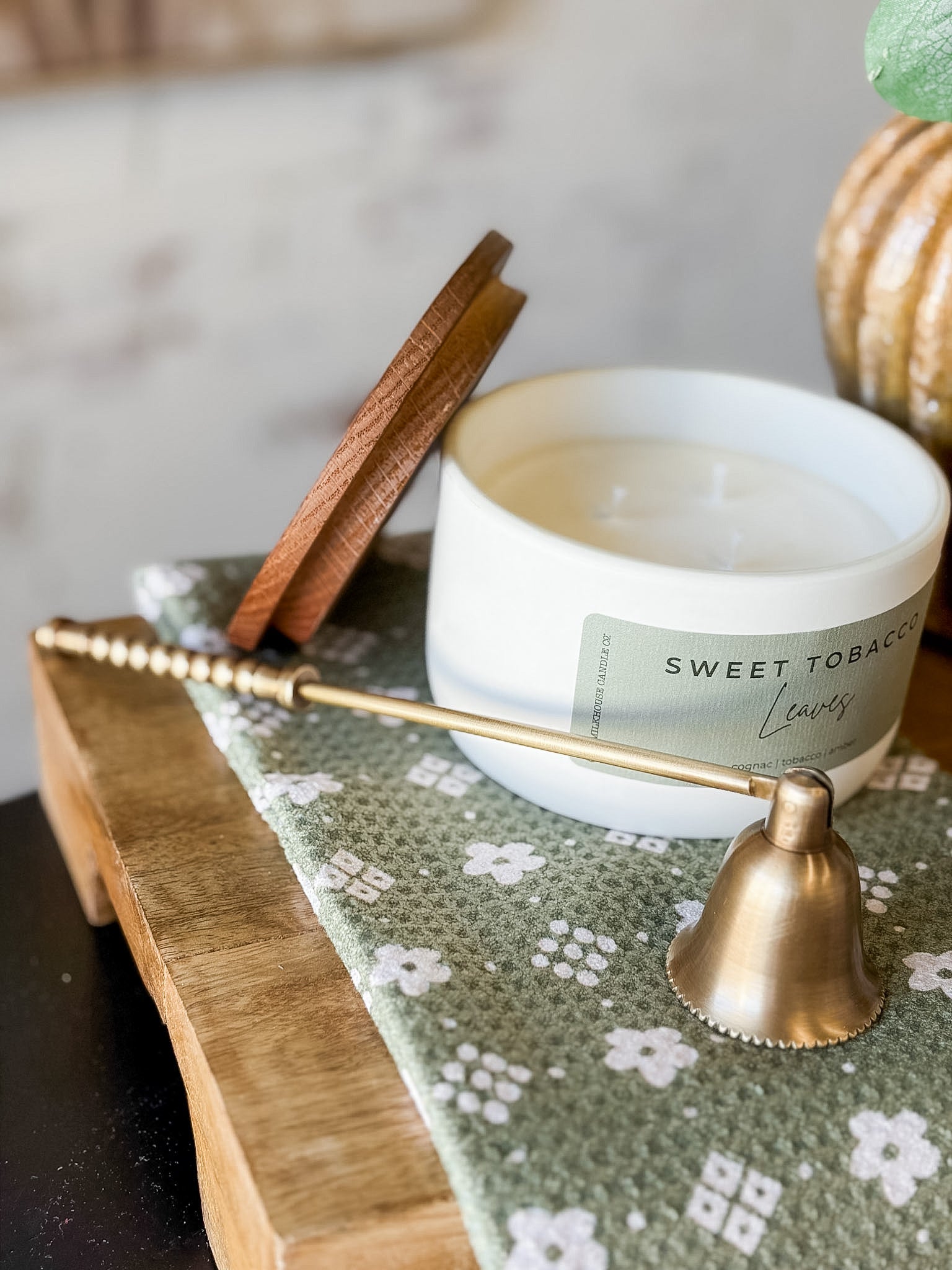 8.5” Brass Candle Snuffer