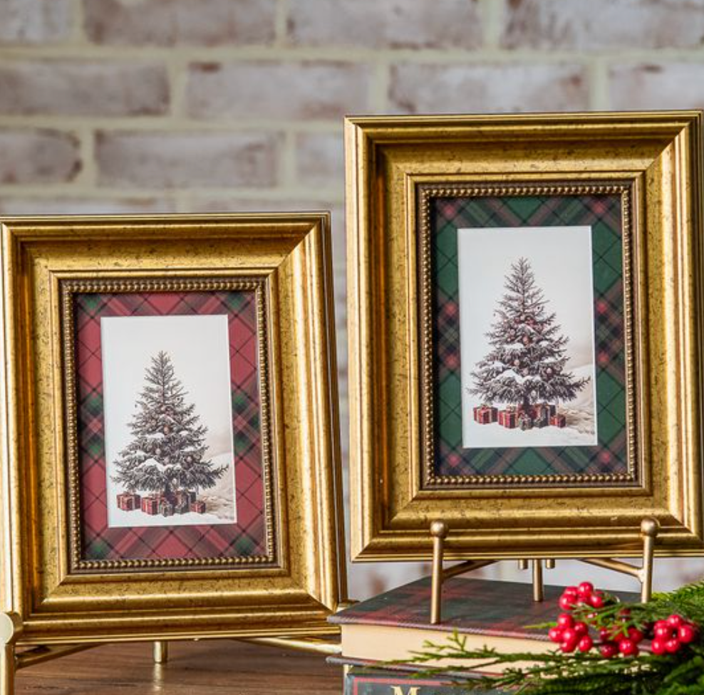 Plaid Christmas Tree Frame | 5x7"
