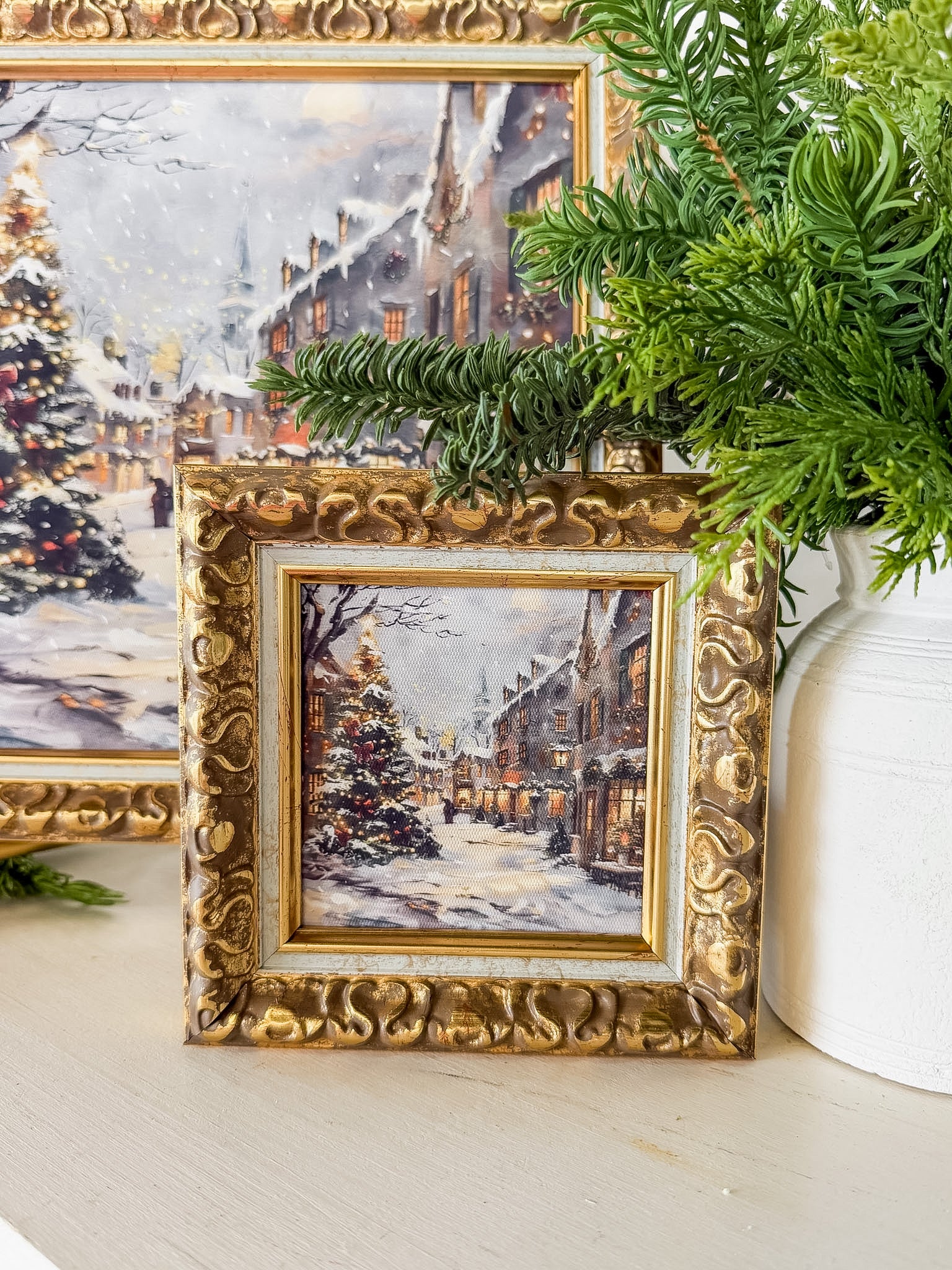 Christmas Town Frame | 4x4"
