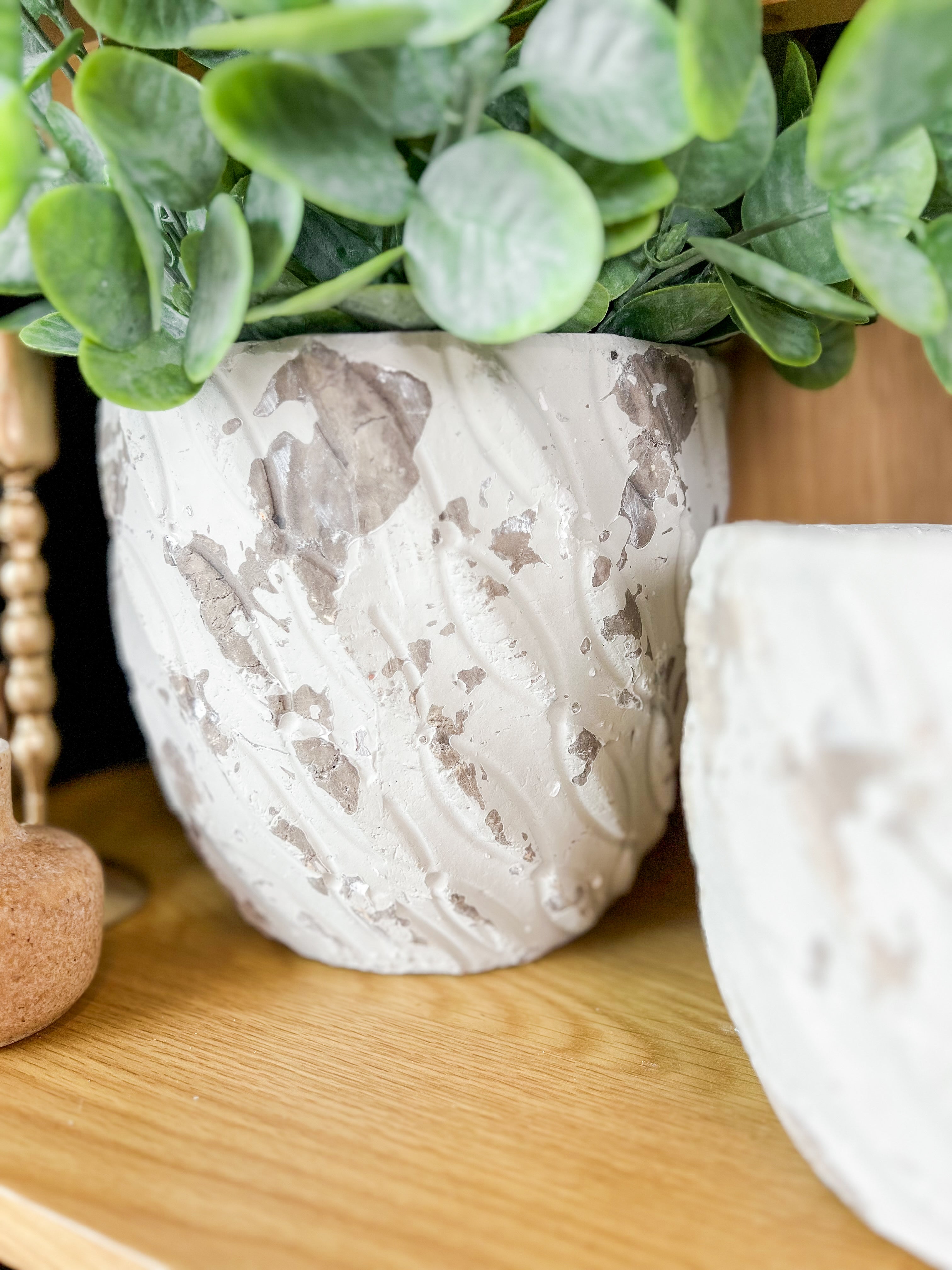 Distressed Textured Planters