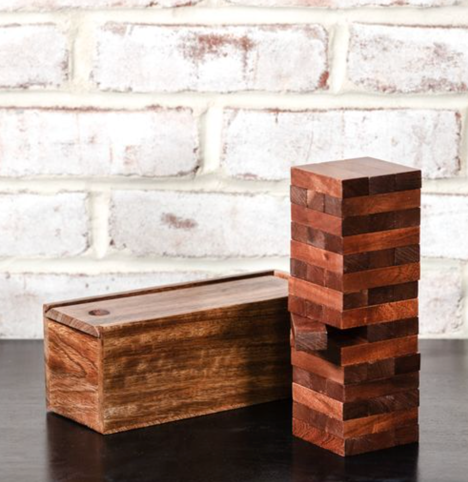 Wood Jenga Set