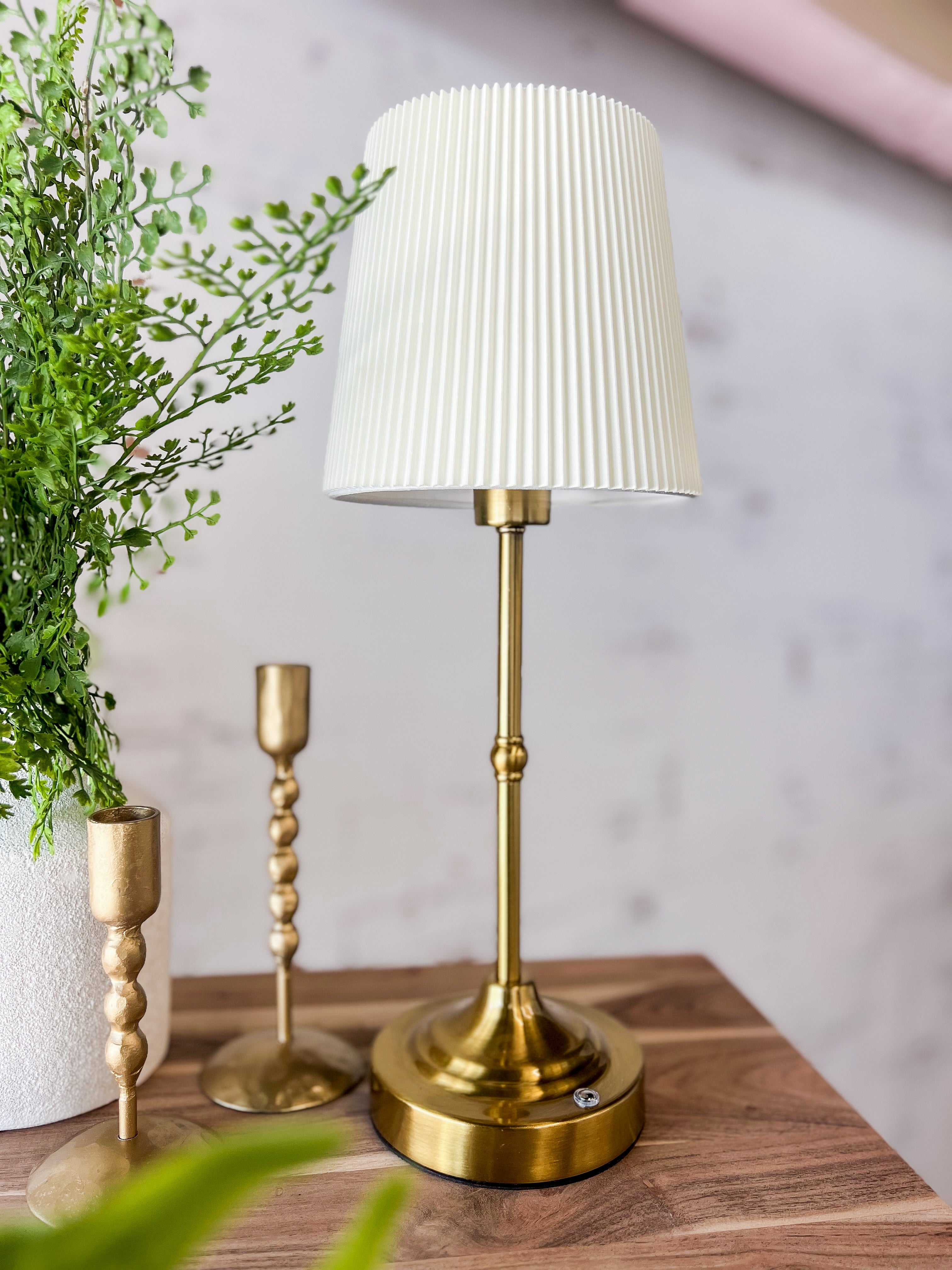 Rechargeable Gold Led Lamp