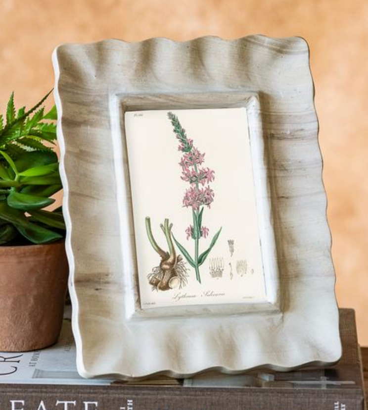 4 x 6" Capri Beige Marble Photo Frame