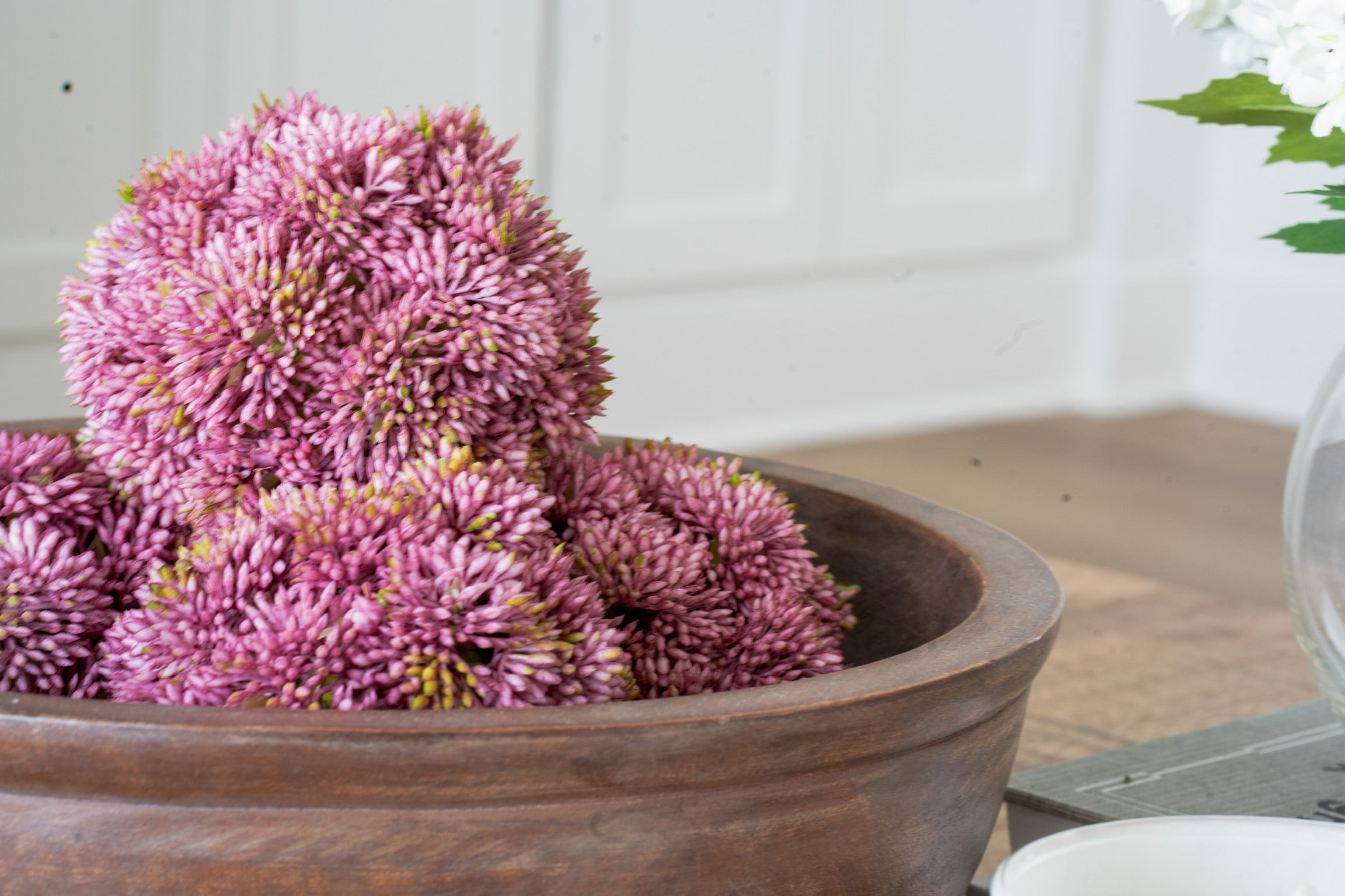 4" Pink Sedum Ball