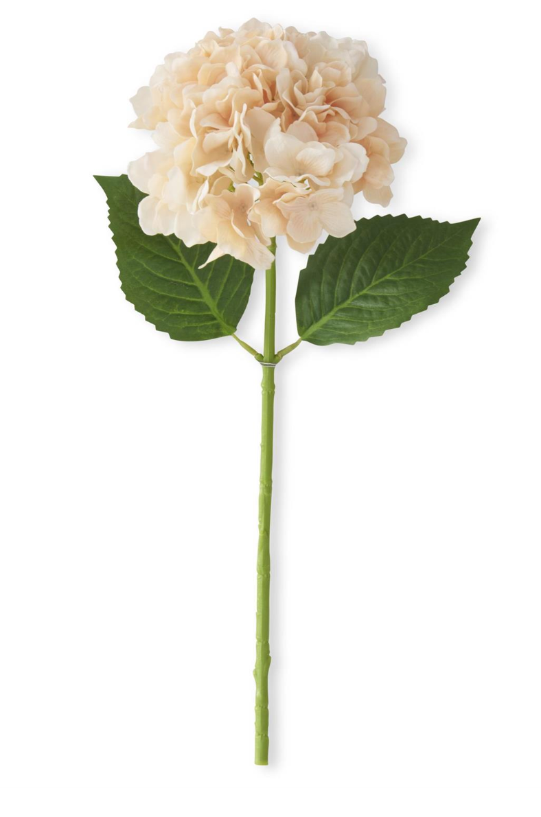 20" Light Yellow Real Touch Hydrangea Spray