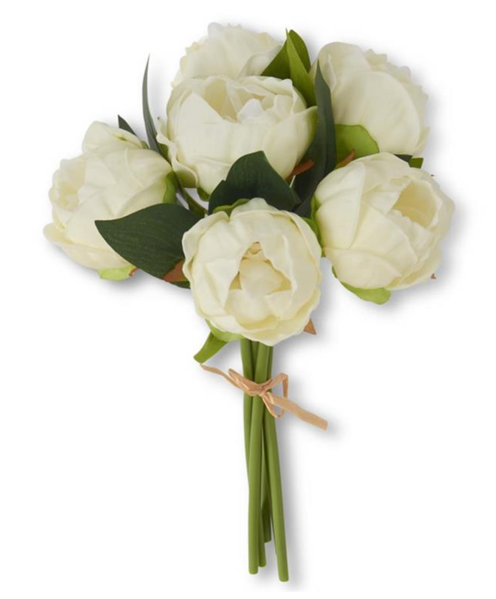 12" Real Touch Peony Bundle