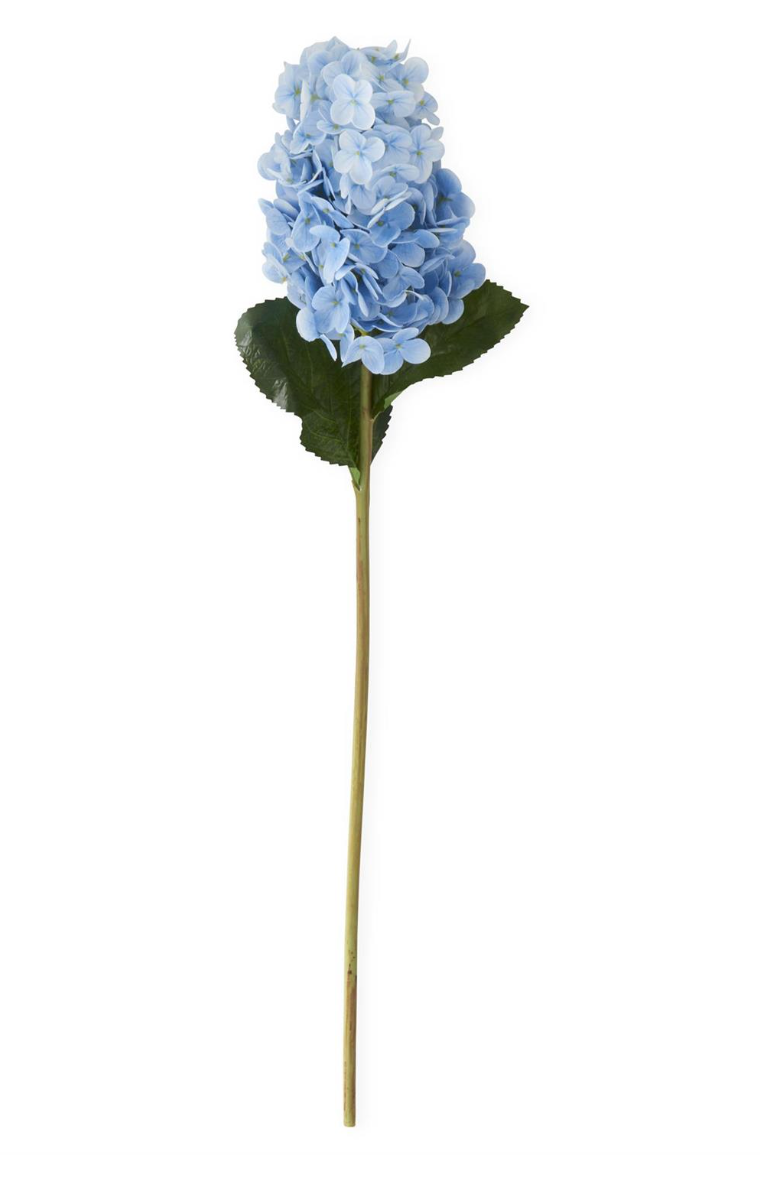 28" Blue Real Touch Cone Hydrangea Stem