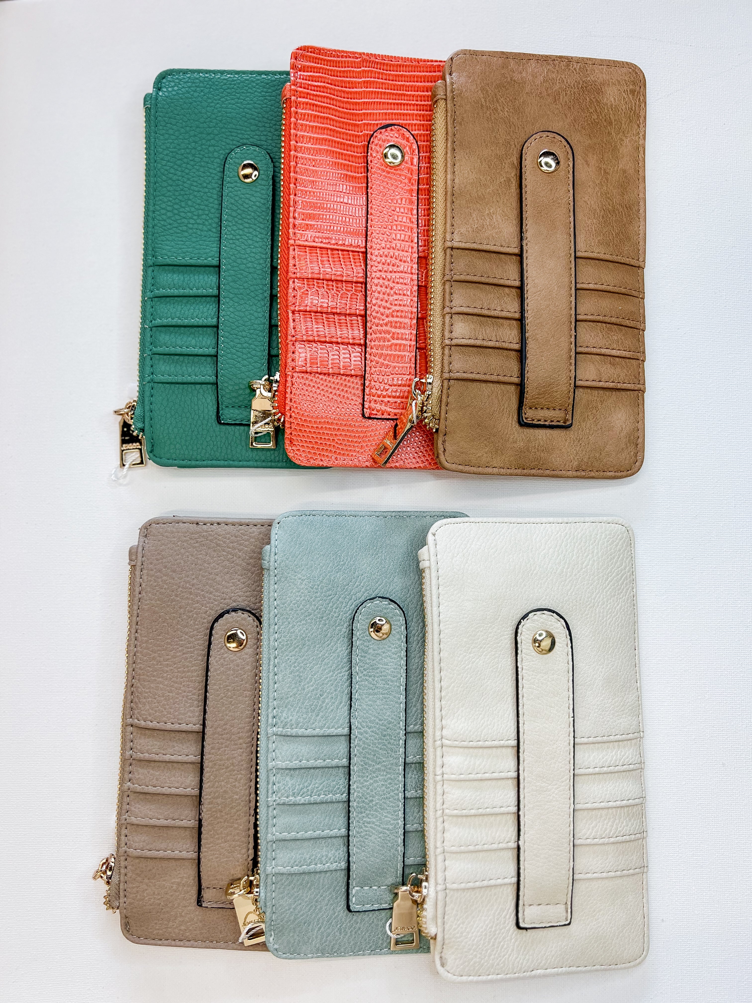 Hot Coral Card Wallet