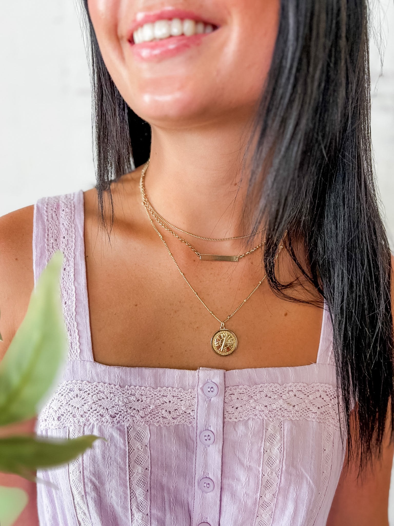 Multi Strand Gold Necklace