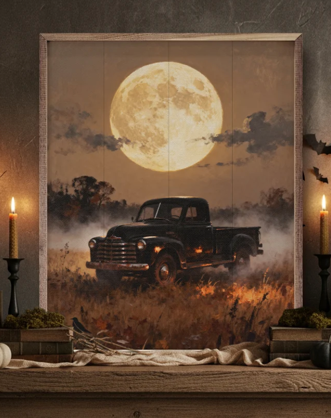 Full Moon Truck | 16x20