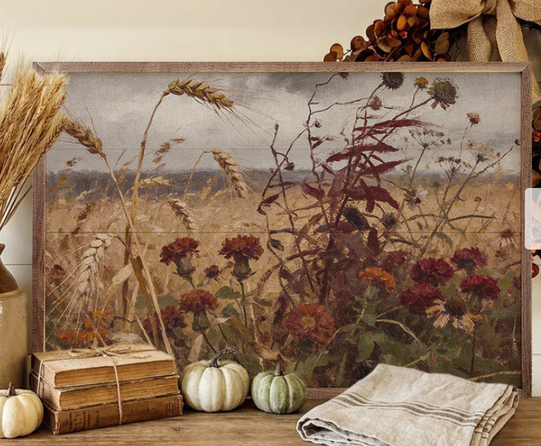 Stormy Auburn Field | 24x16