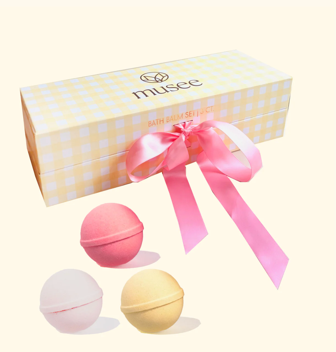 Gingham Three Balm Set