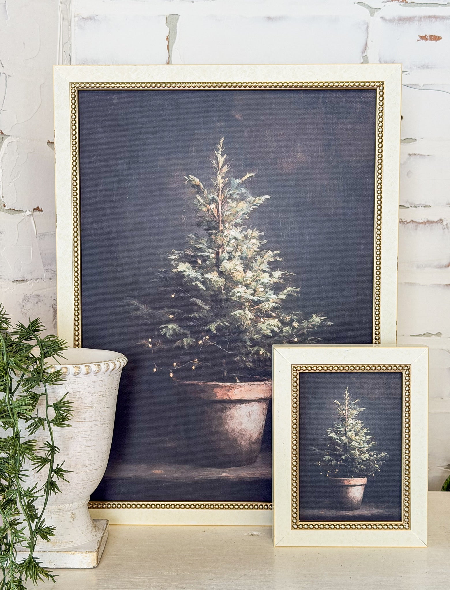 Potted Christmas Tree | 11x15"