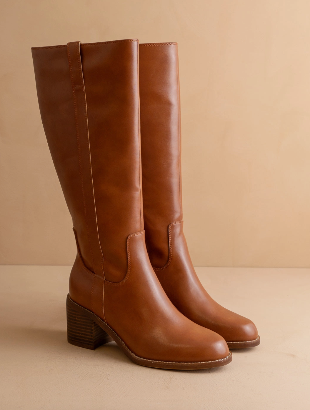 Harriet Tall Riding Boot – Cognac
