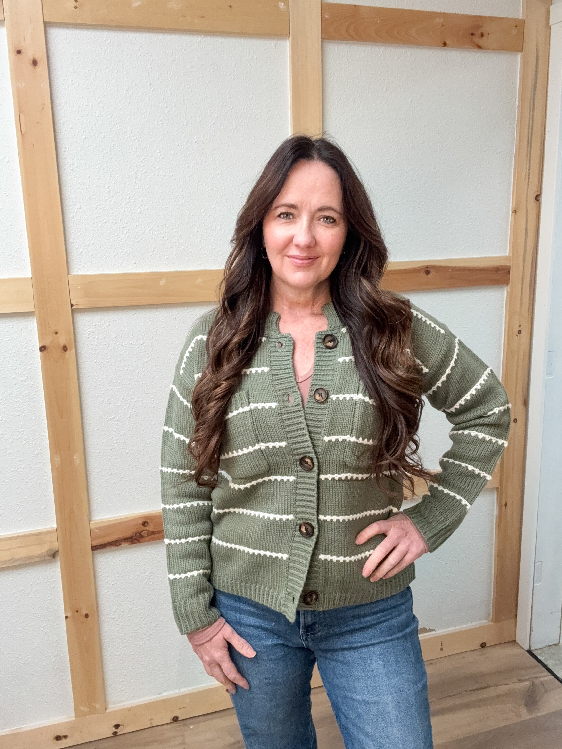 Holly Button Up Sweater