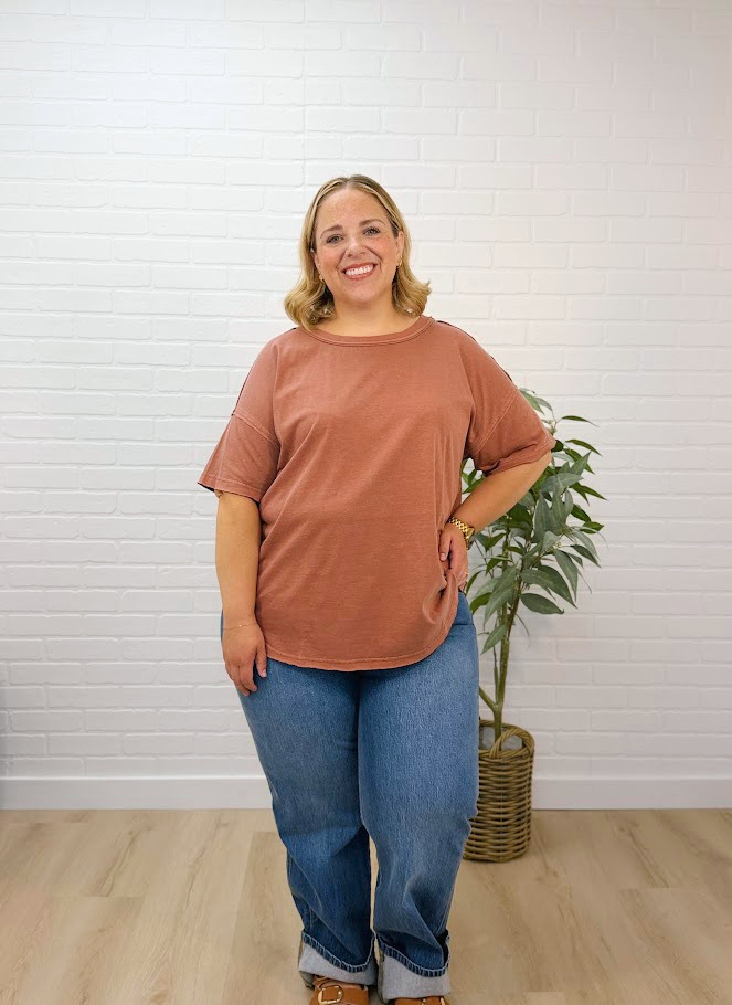Curvy Hr Wide Leg Denim