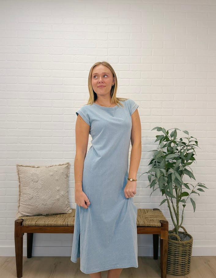 Short Sleeve Knit T-shirt Dress