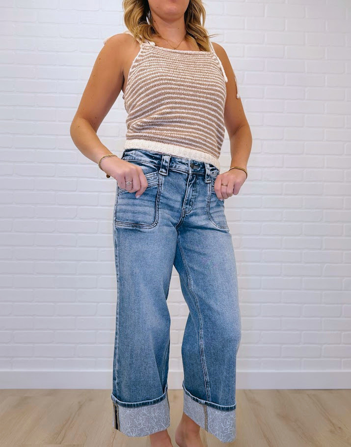 Mr Crop Wide Denim