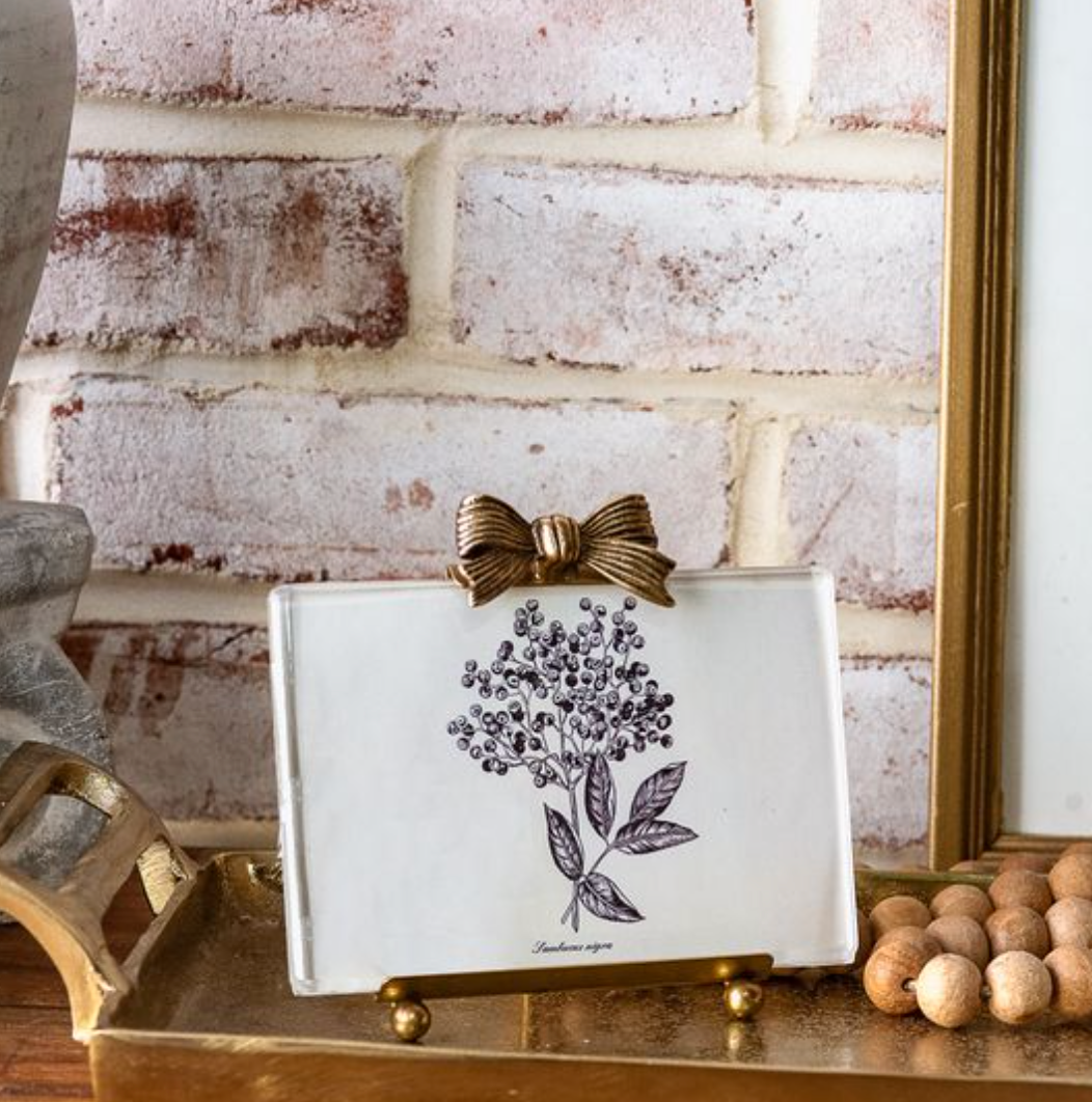 5" Iron Bow Photo Frame