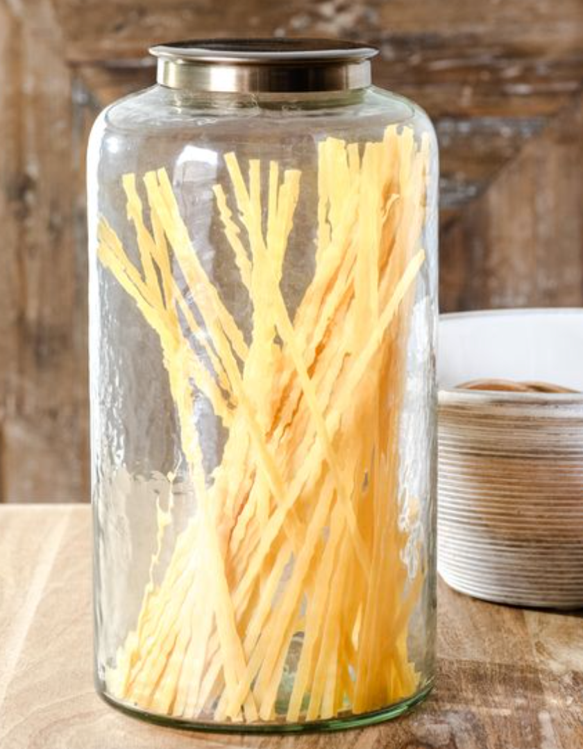 11.5" Glass Canister + Lid