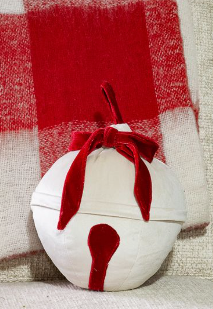 8.5" Stuffed Velvet Hanging Bell