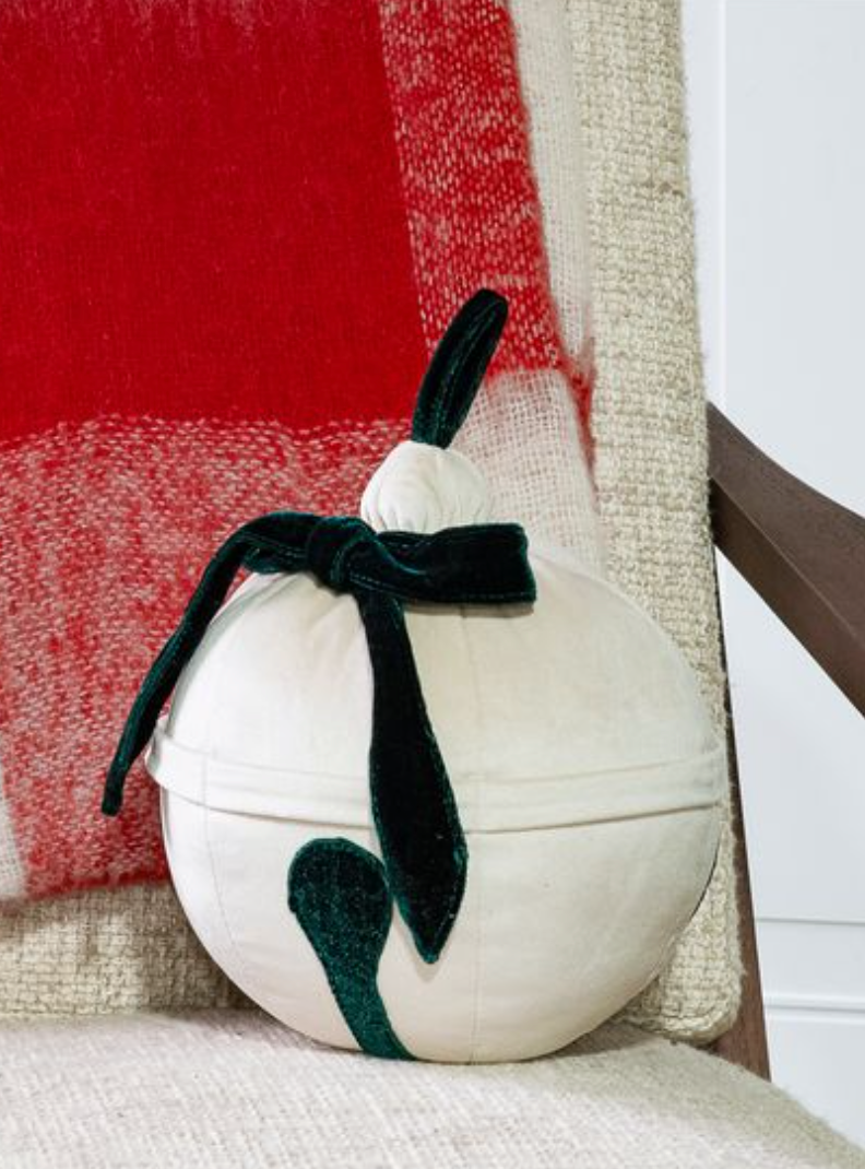 8.5" Stuffed Velvet Hanging Bell