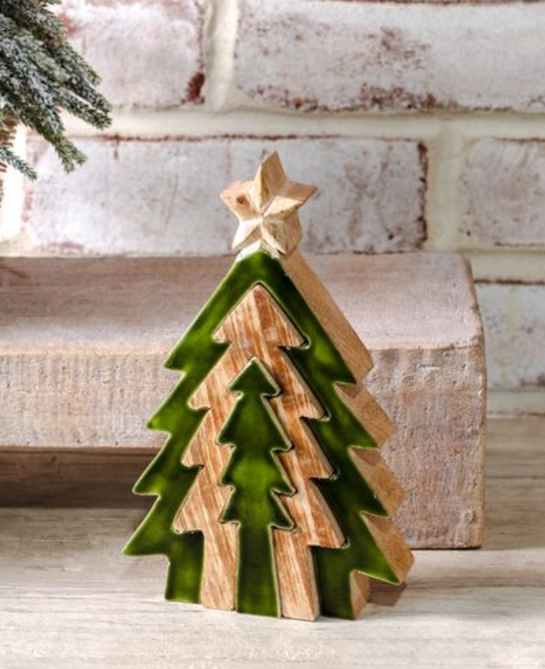 7" 3D Wood Cut Out Trees