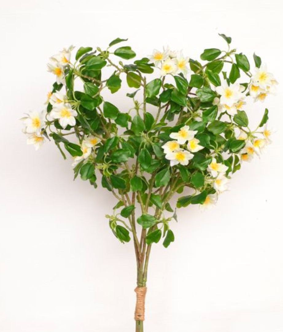 31" White Flower Bundle