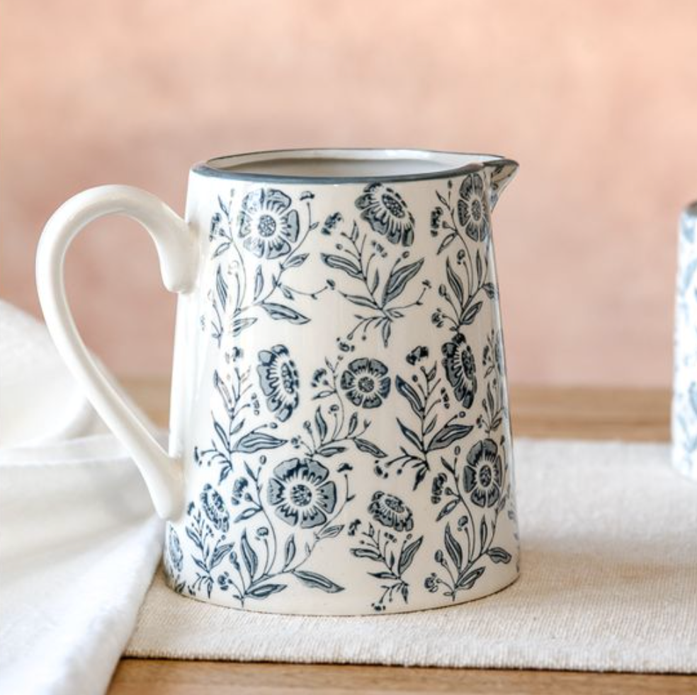Navy Primrose Pitcher