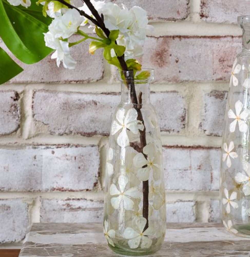7.5" Dried Flower Bud Vase