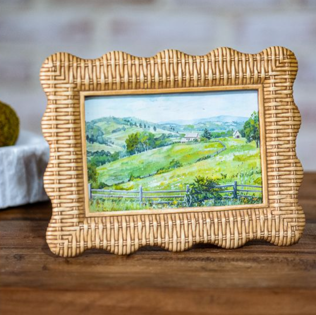 5x7 Natural Weave Landscape Art