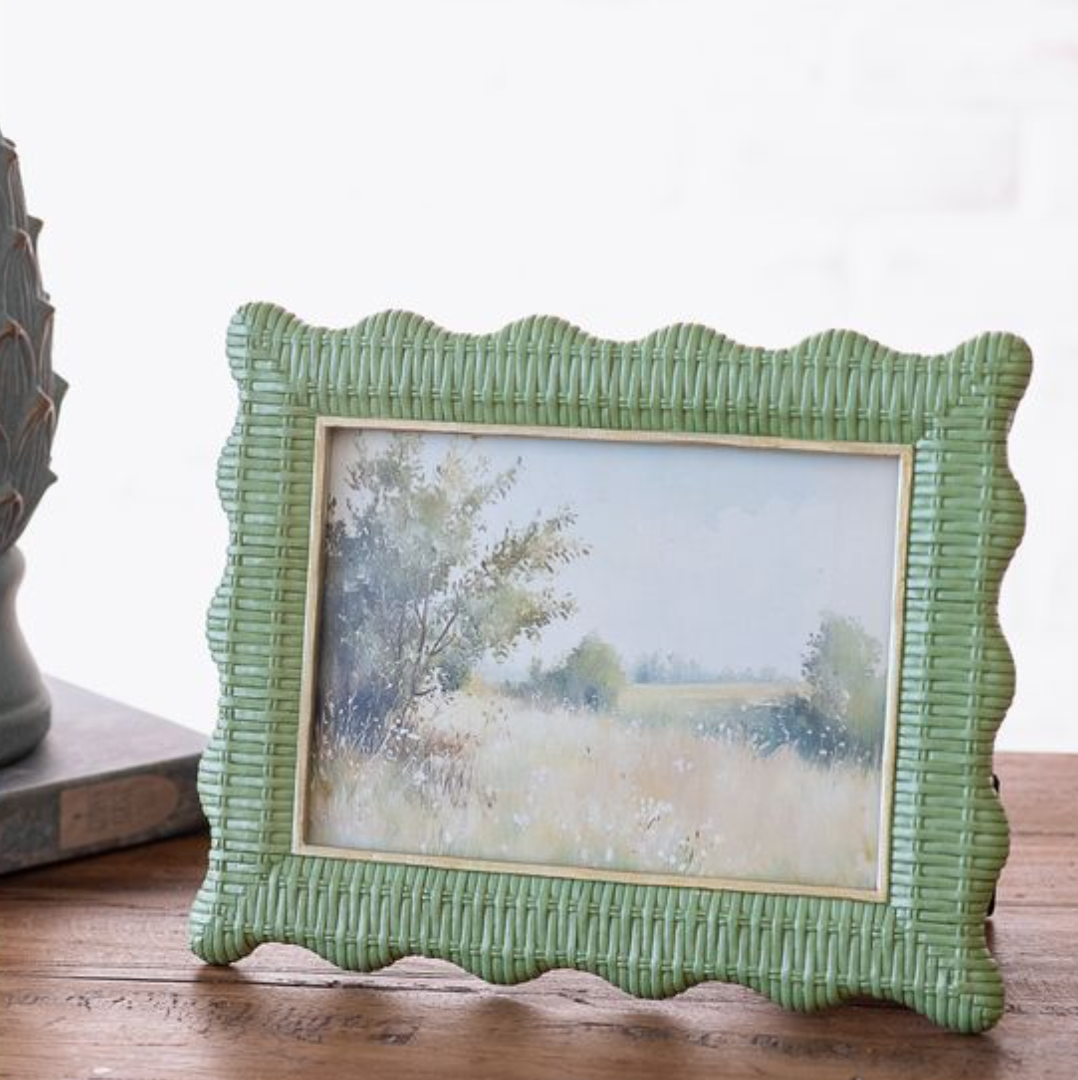 *inner* 7 X 5 Green Weave Landscape Frame