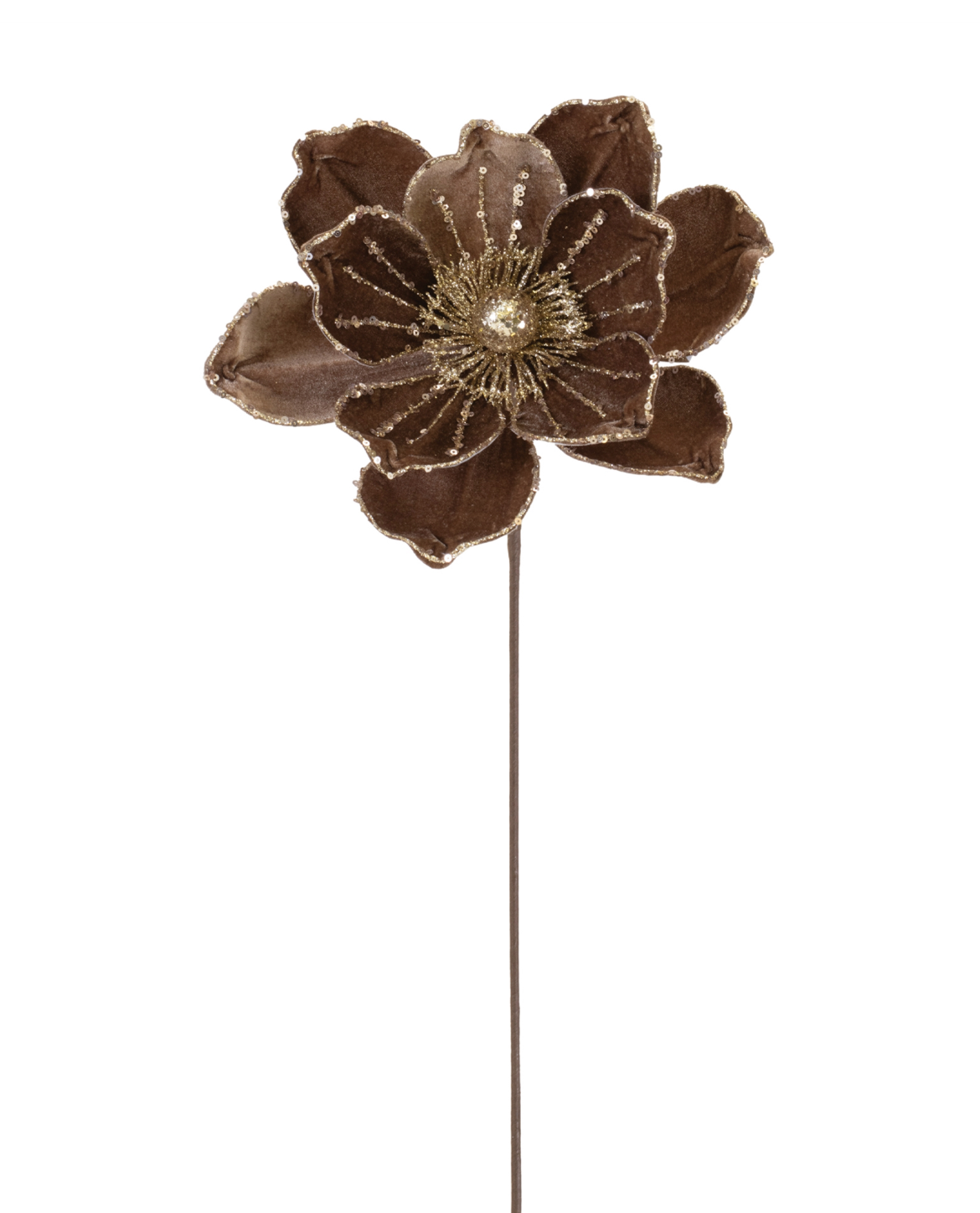 22" Warm Winter Poinsettia Stem