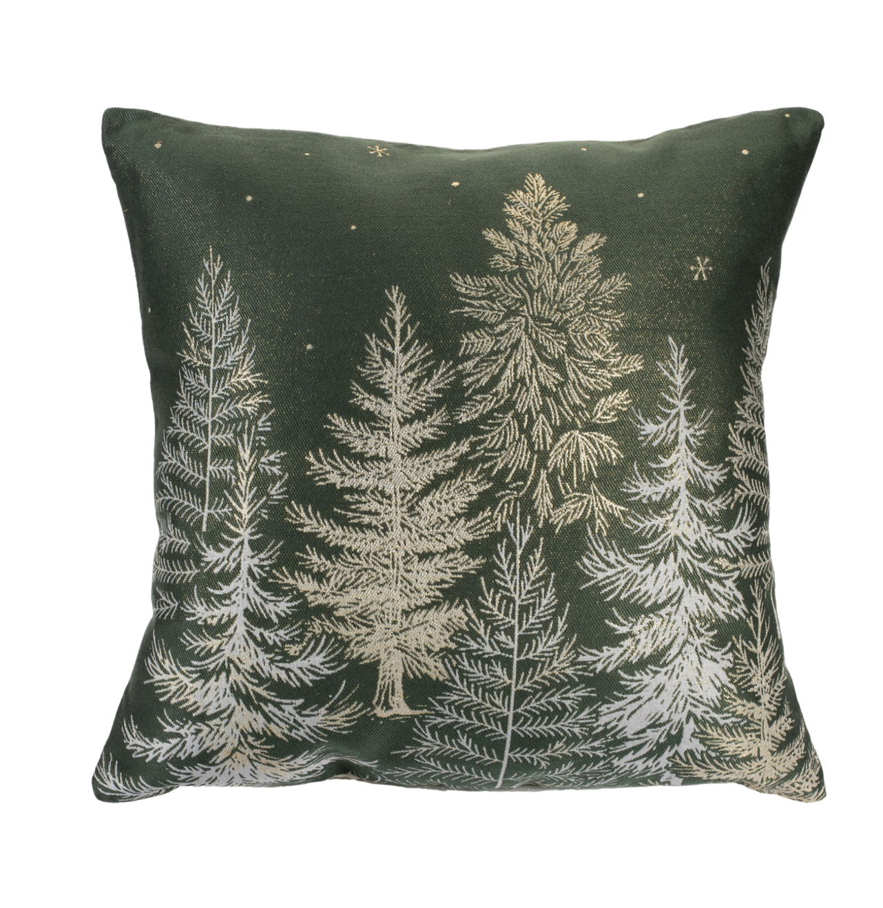 Glitzy Tree Forest Pillow