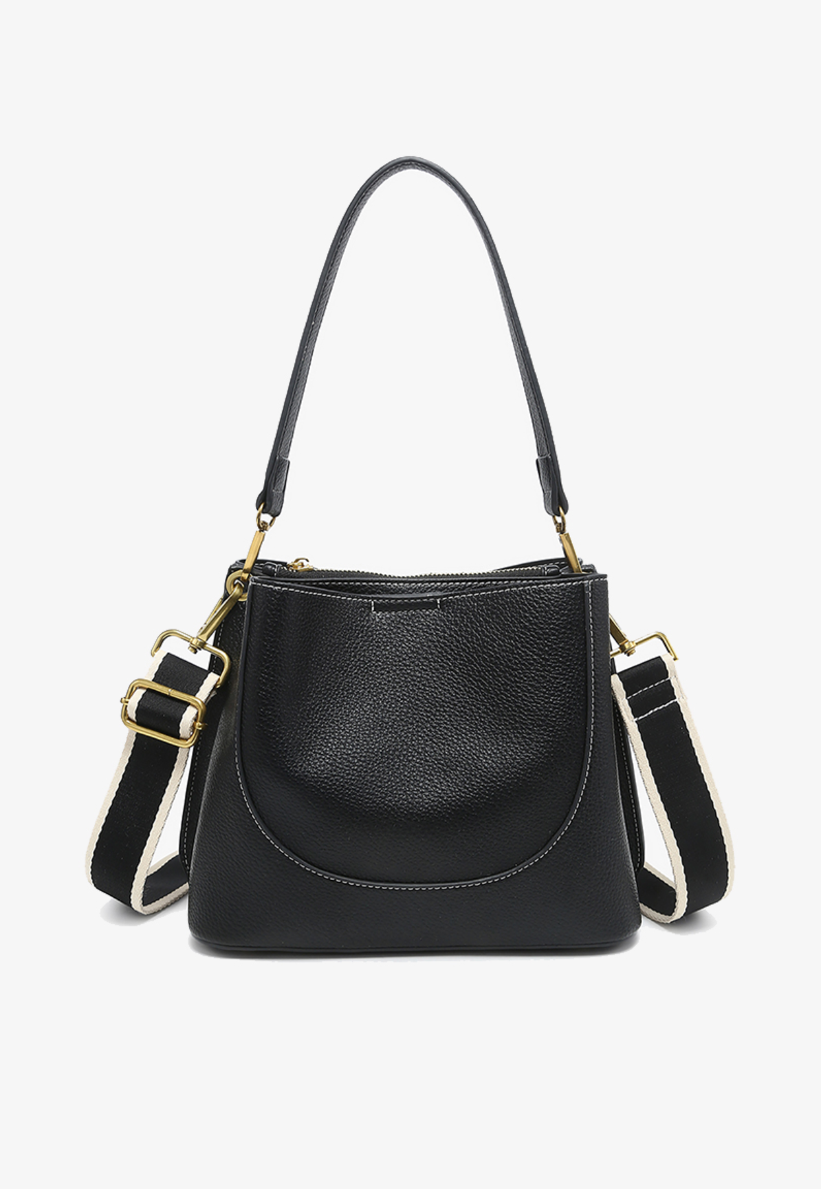 Corinna Bucket Bag - Black