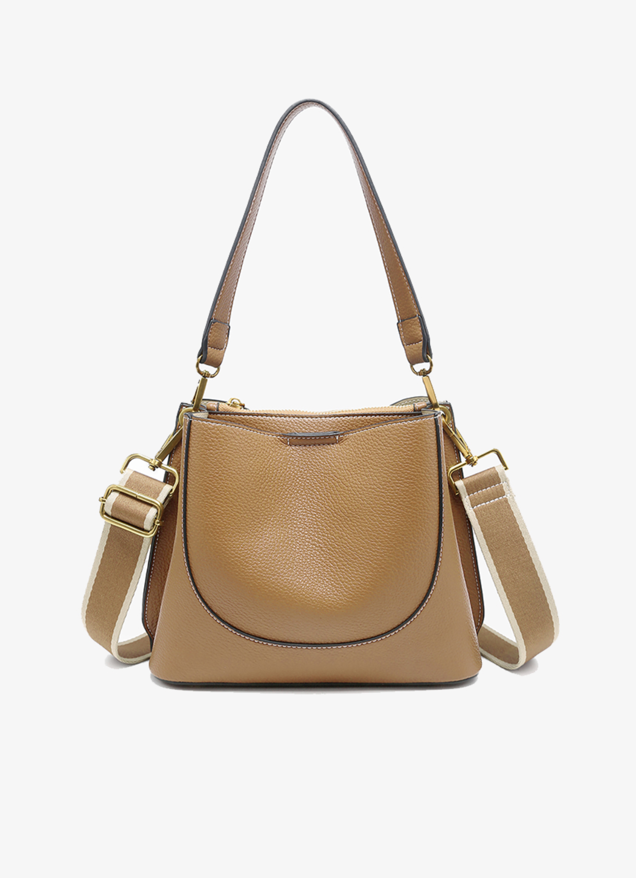 Corinna Bucket Bag - Tan