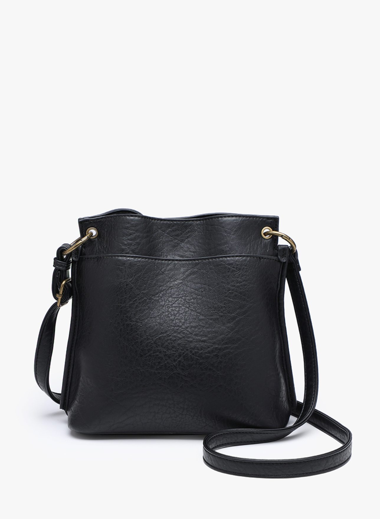Sutton Distressed Crossbody - Black