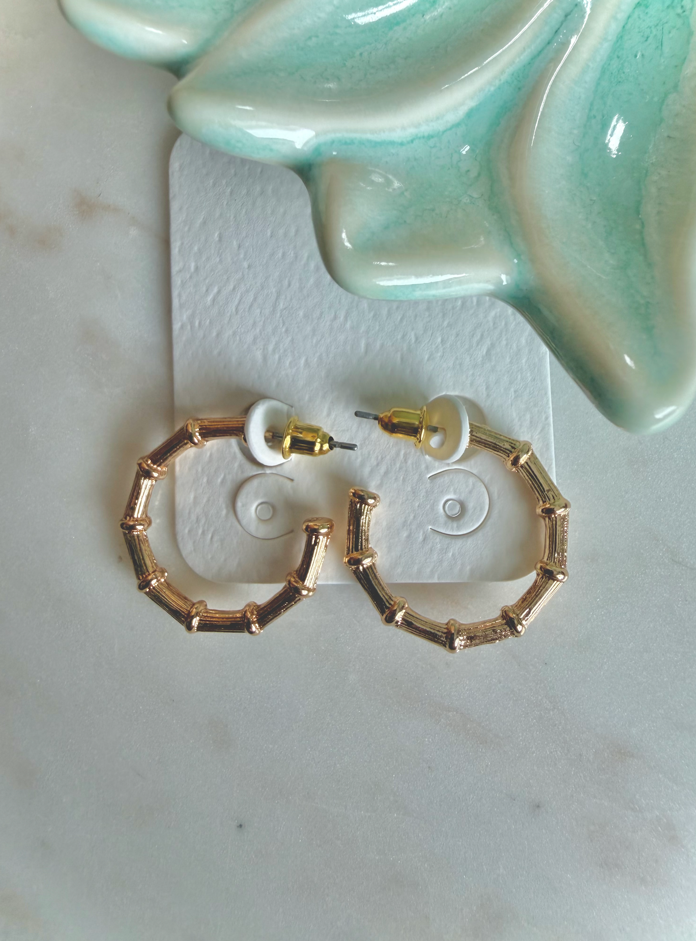 Gold Link Hoop - Small