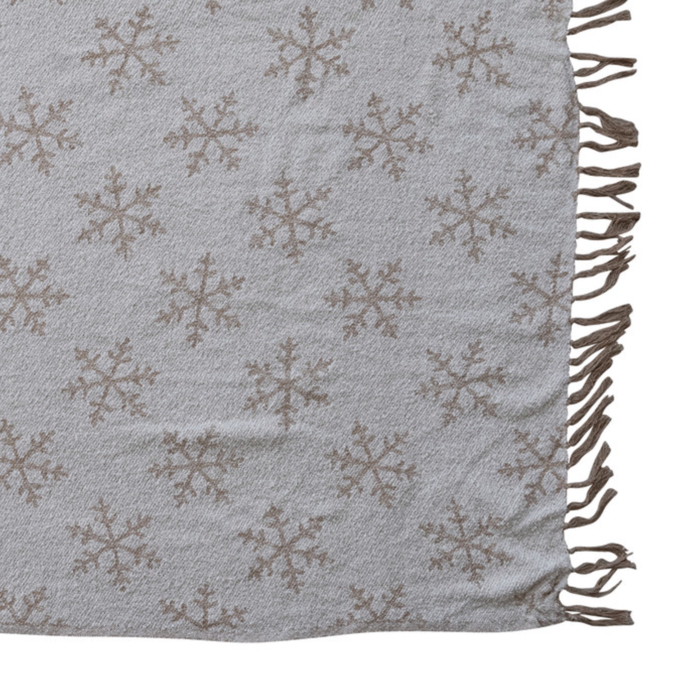 Jacquard Snowflake Throw