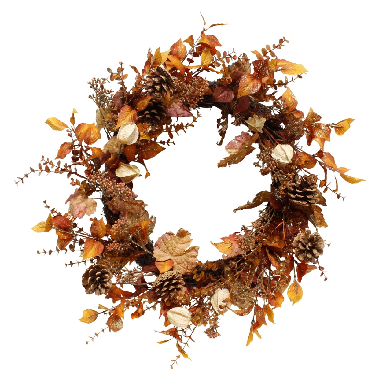 Pinecone + Lantern Fall Wreath