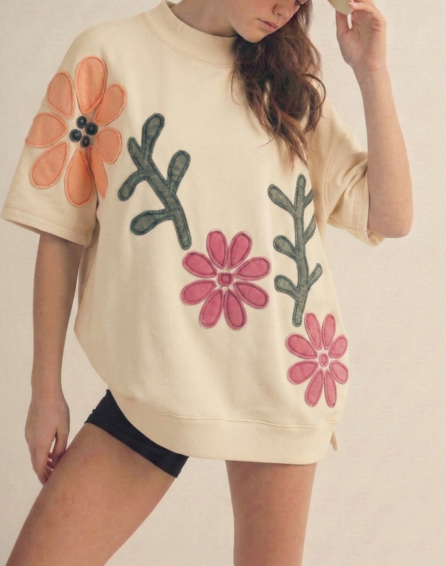 Artisan Bloom Patchwork Crew