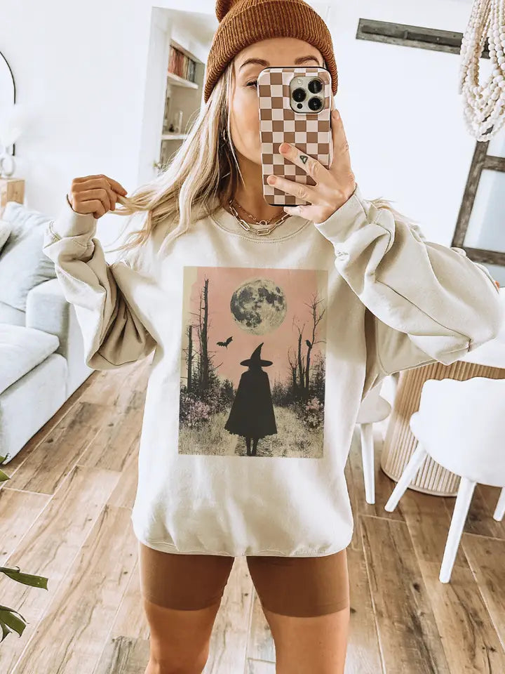 Batty After Dark Disco Pop Sweatshirt