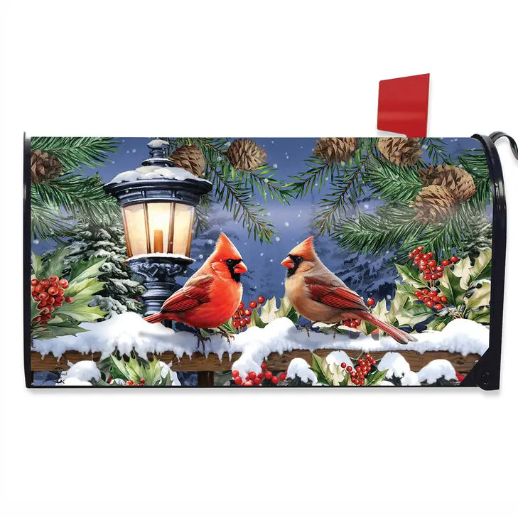 Winter Glow Mailbox Cover