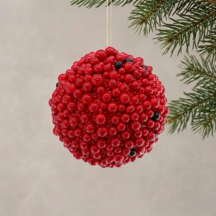 4.5" Berry Ball Ornament