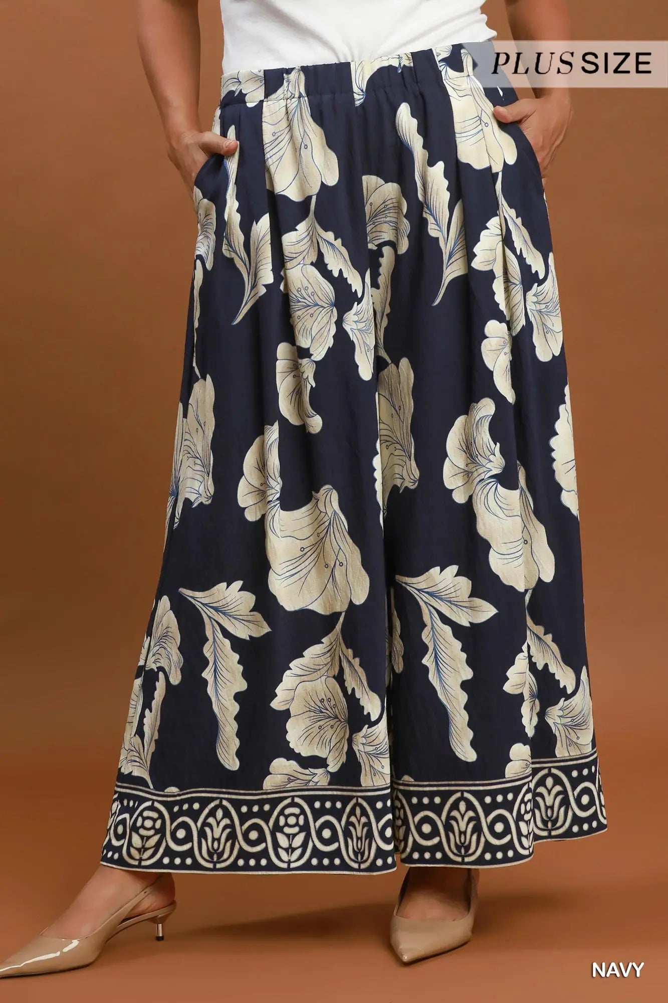 Wide Leg Skirt Pants