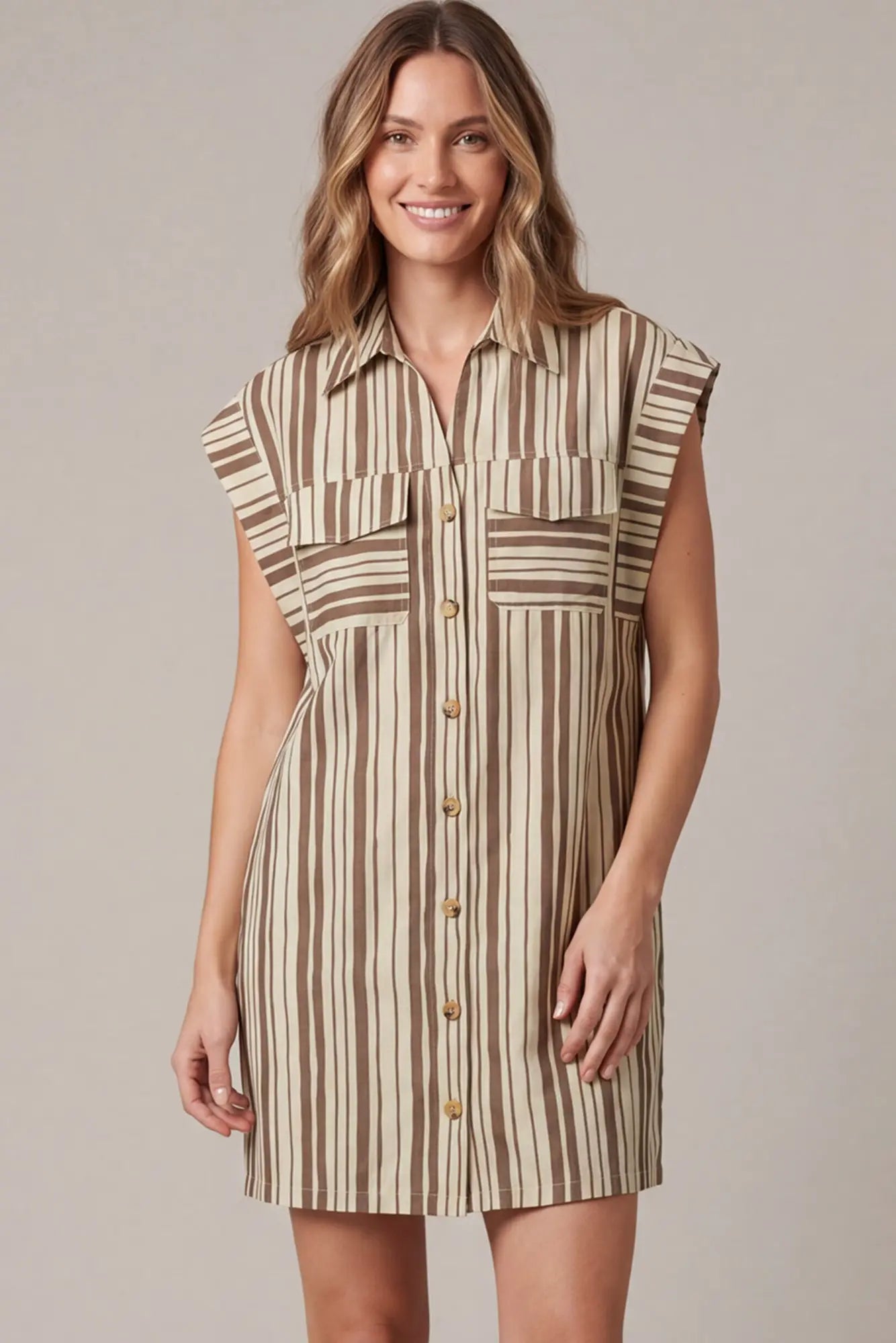 Stripe Mini Dress